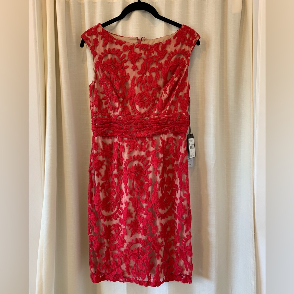 NWT Gorgeous Sheath Cocktail Dress, 6P, Adrianna Papell
